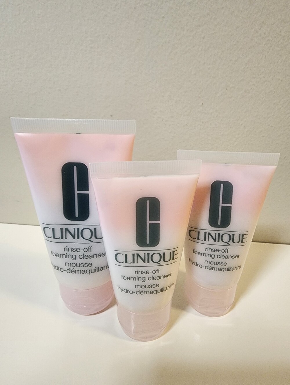 Clinique Pink Rinse-Off Foaming Cleanser Mousse Trio